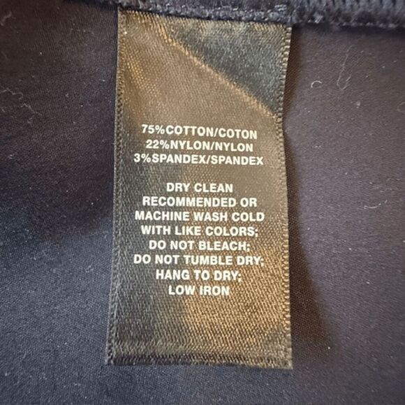 Lafayette 148 New York Women's 1/2 Button Shirt Dress Black Size‎ 8 - Picture 4 of 6